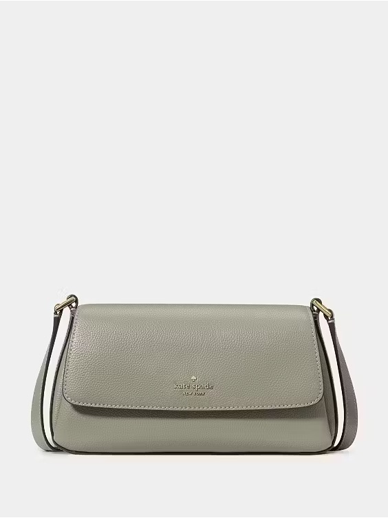 Kate Spade New York Sutton Flap Crossbody Bag, Dusky Pine Nwt